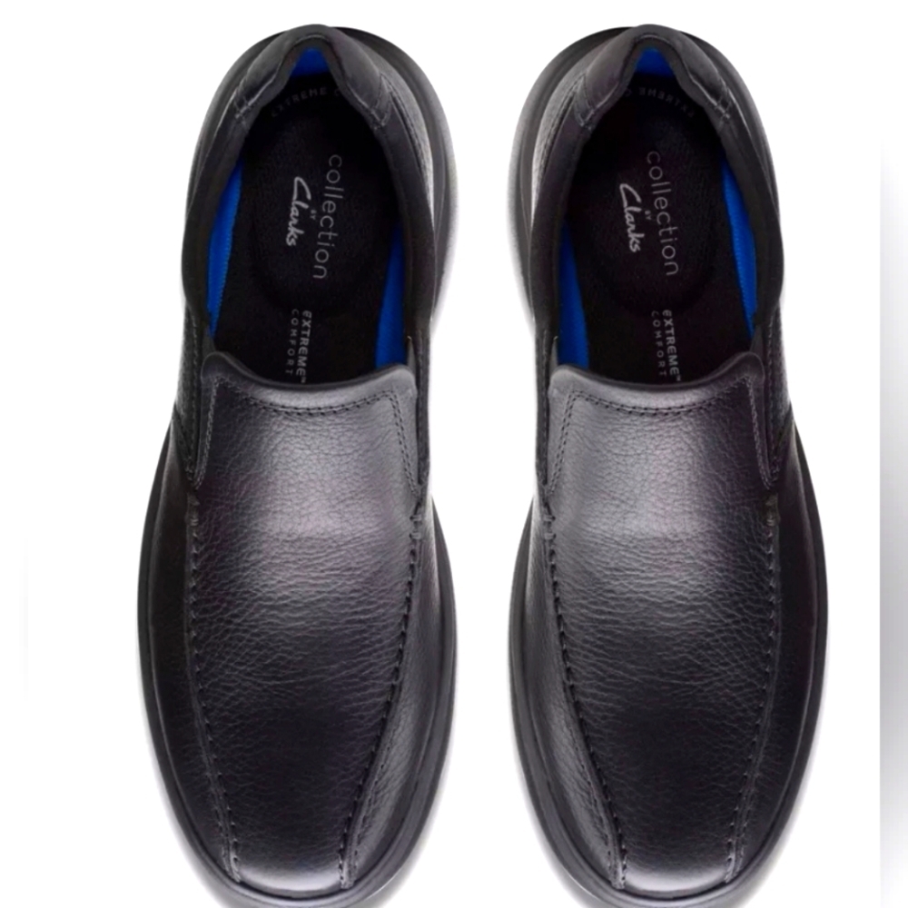Clarks Collection Men's Leather Slip-Ons Shoes - Picture 1 of 6